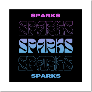 Sparks // Typography Fan Art Design Posters and Art